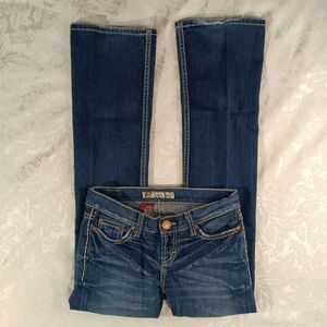 BKE Denim Jeans Lexi Stretch Distressed Lowrise Bootcut Womens 26 x 31 1/2 Y2K